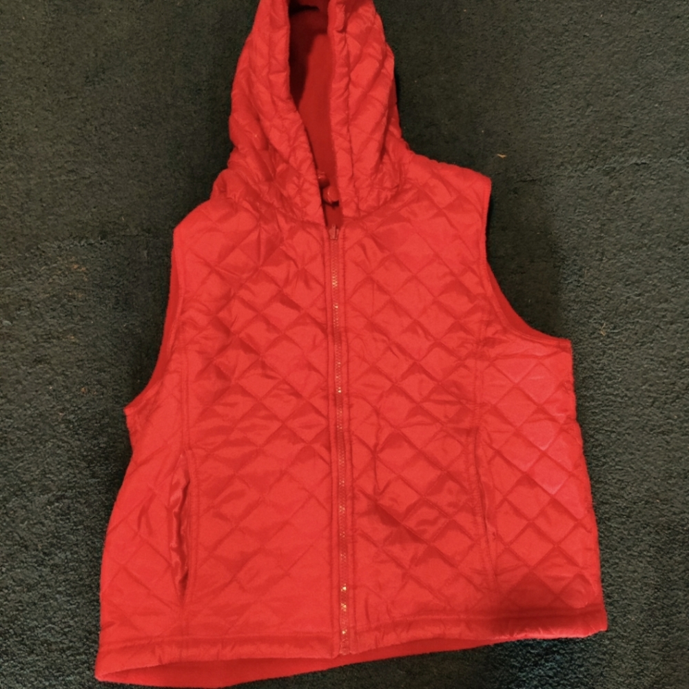 Red waterproof vest